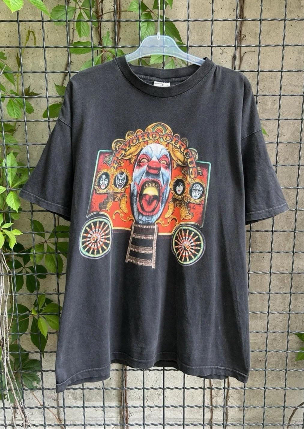 Vintage 1998 Kiss Psycho Circus Rock Band T-shirt