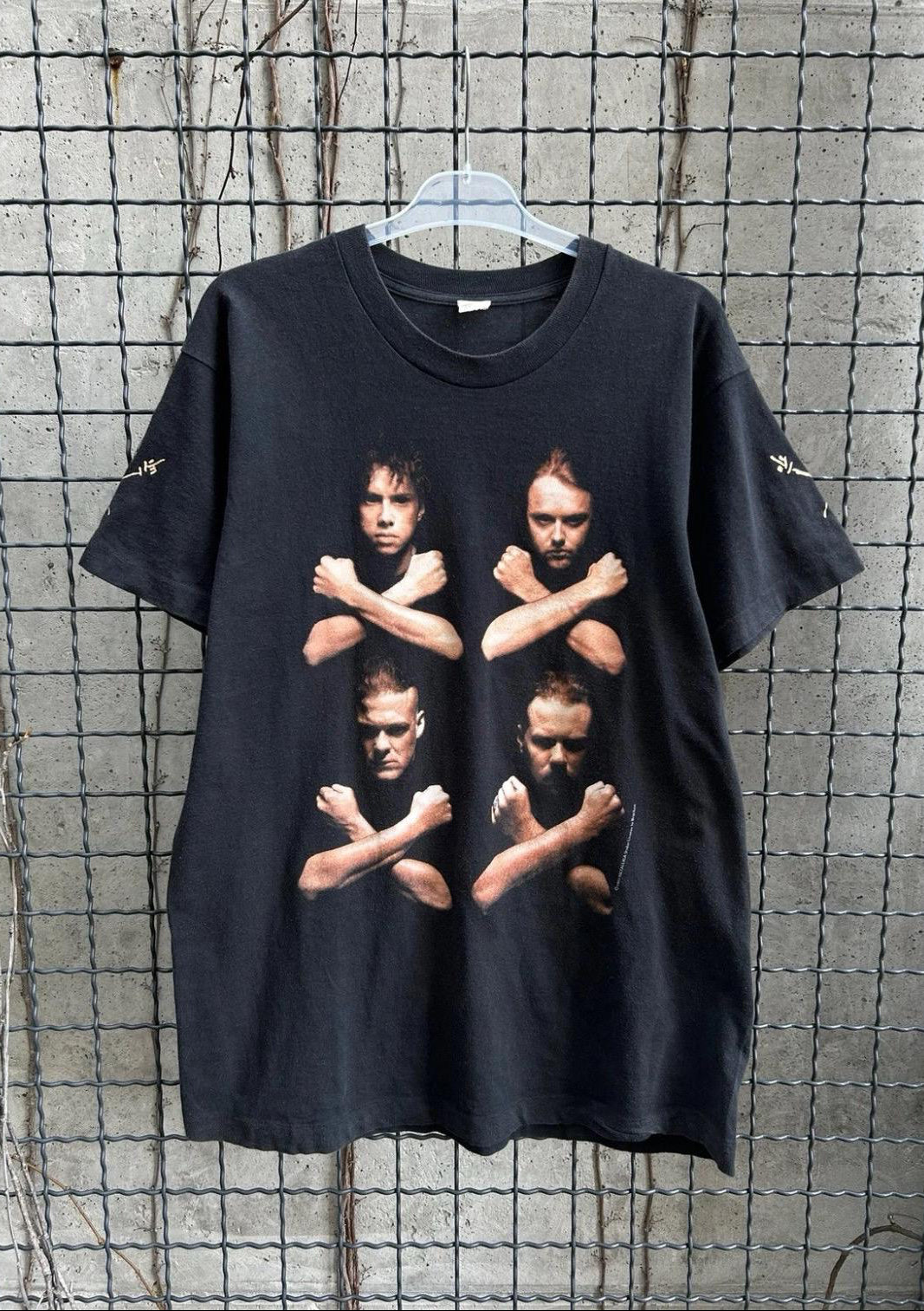 Vintage 1992 Metallica Birth School Metallica Death Rock Band T-shirt