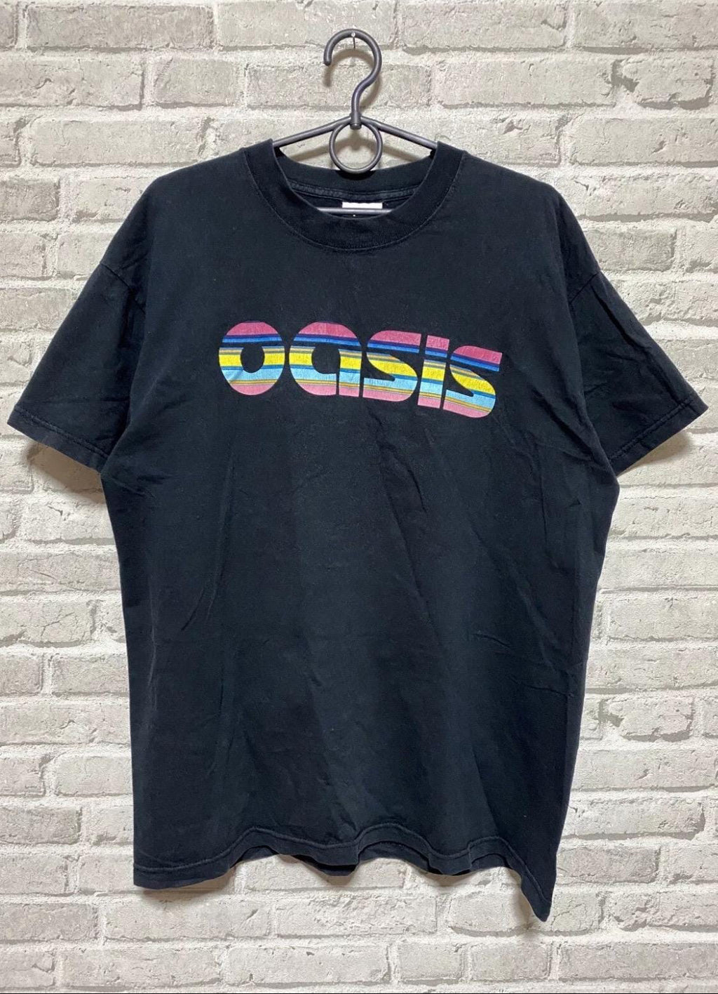 Vintage 90s Oasis Box Logo Britpop T-Shirt