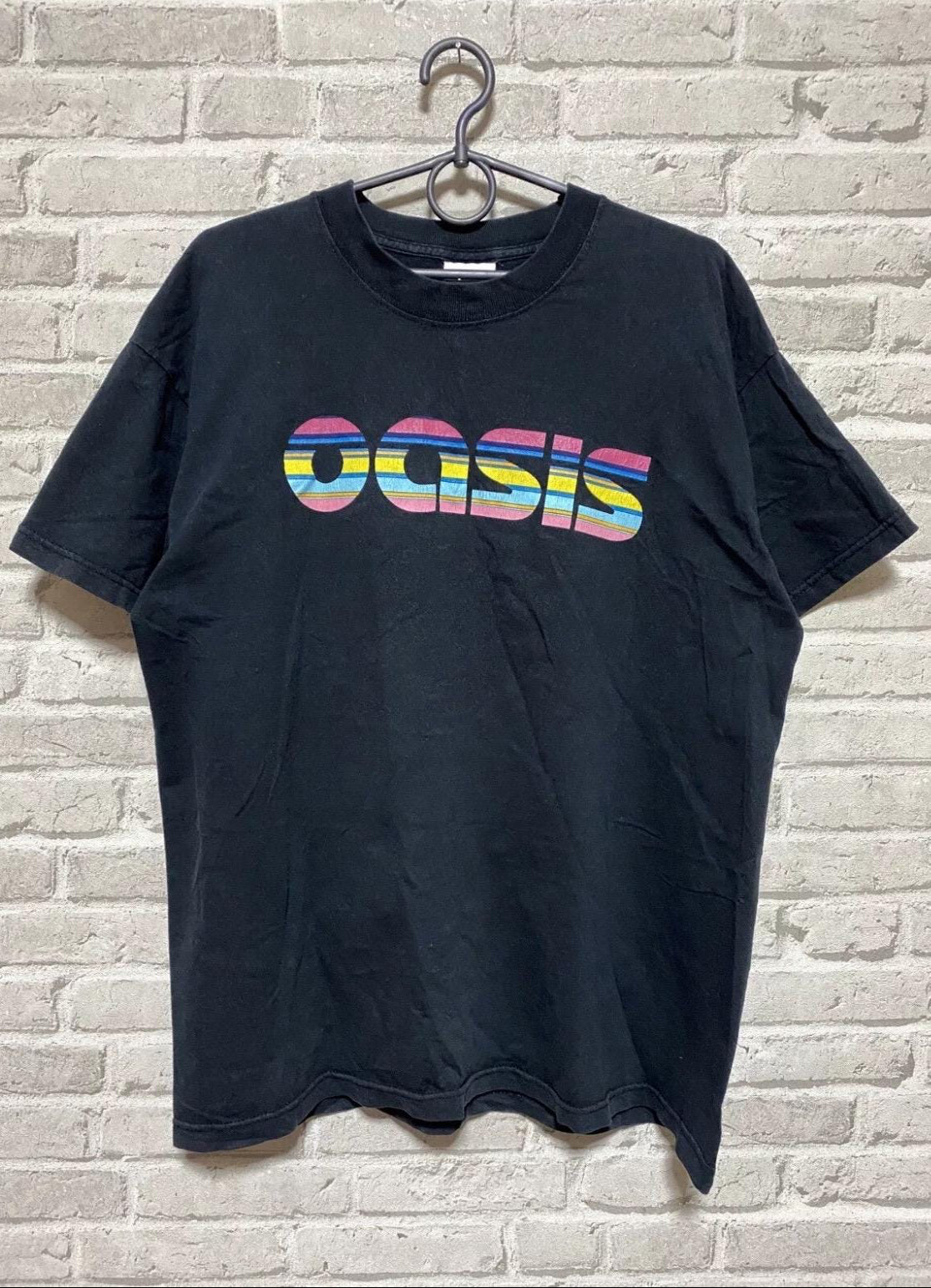 Vintage 90s Oasis Box Logo Britpop T-Shirt
