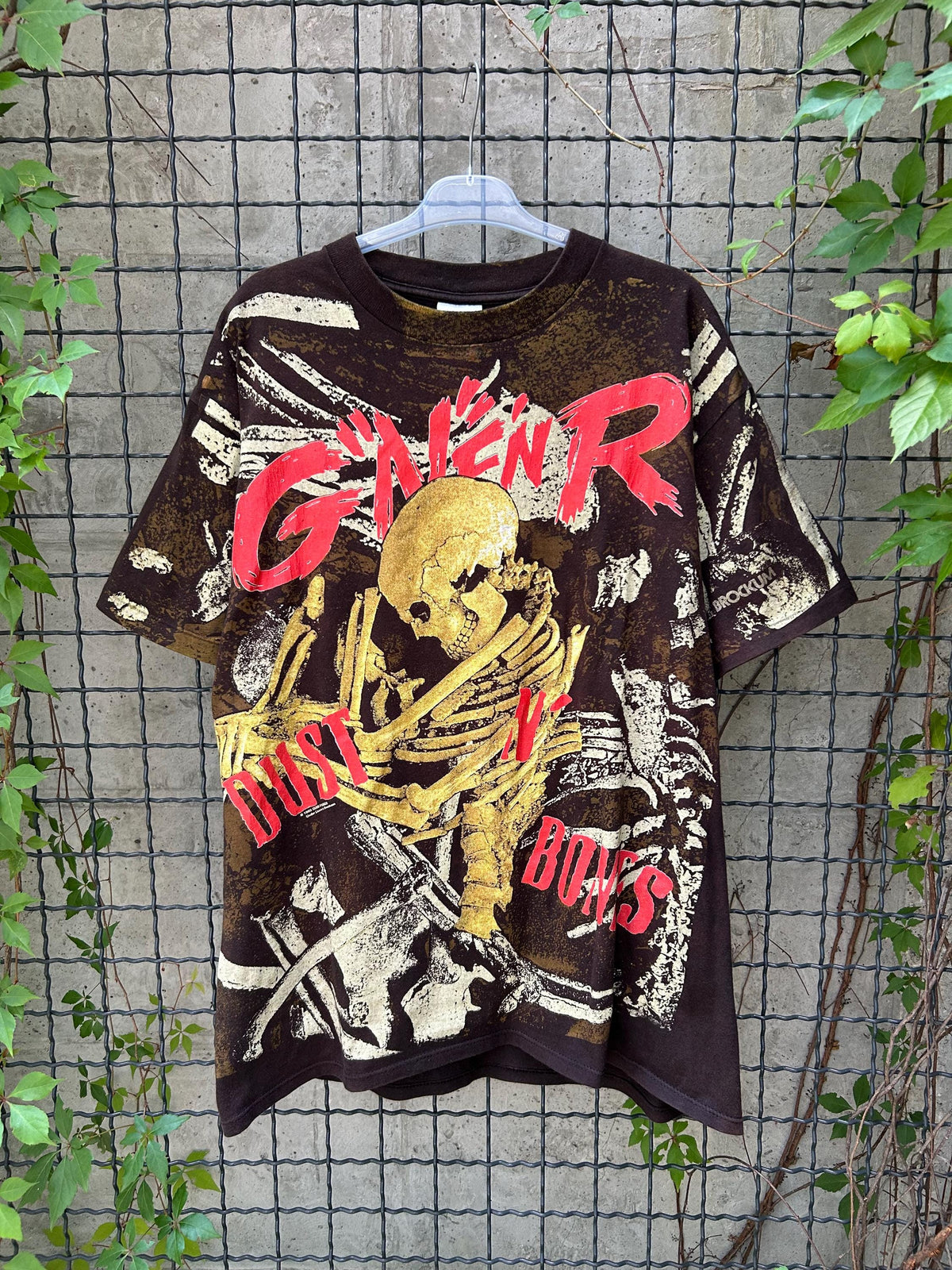 Vintage 1992 Guns N Roses Dust N Bones Rock Band All Over Print T-shirt