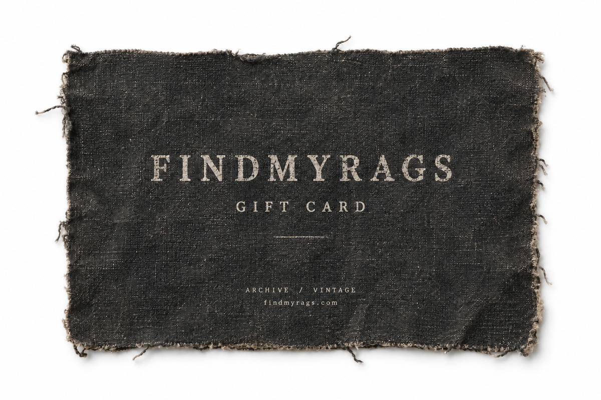 FINDMYRAGS Gift Card на белом фоне