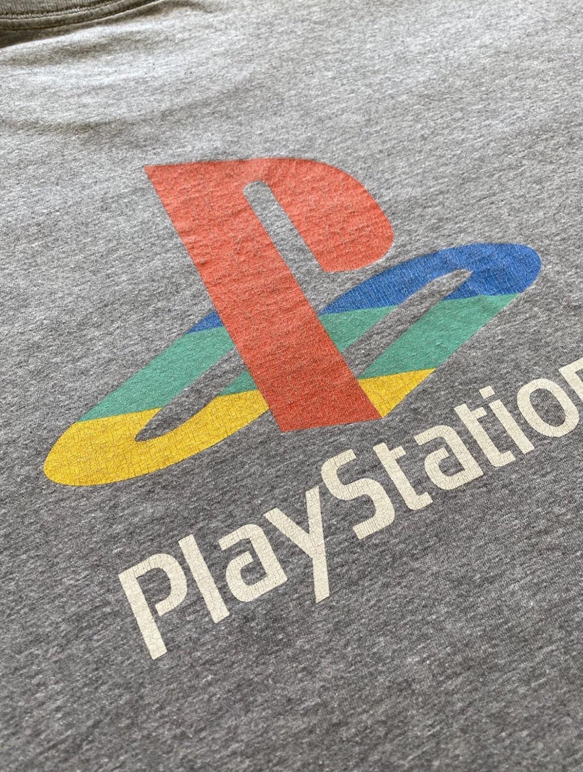 Vintage 2000s PlayStation 2 Promo Logo Games Y2K Gamepad T-shirt