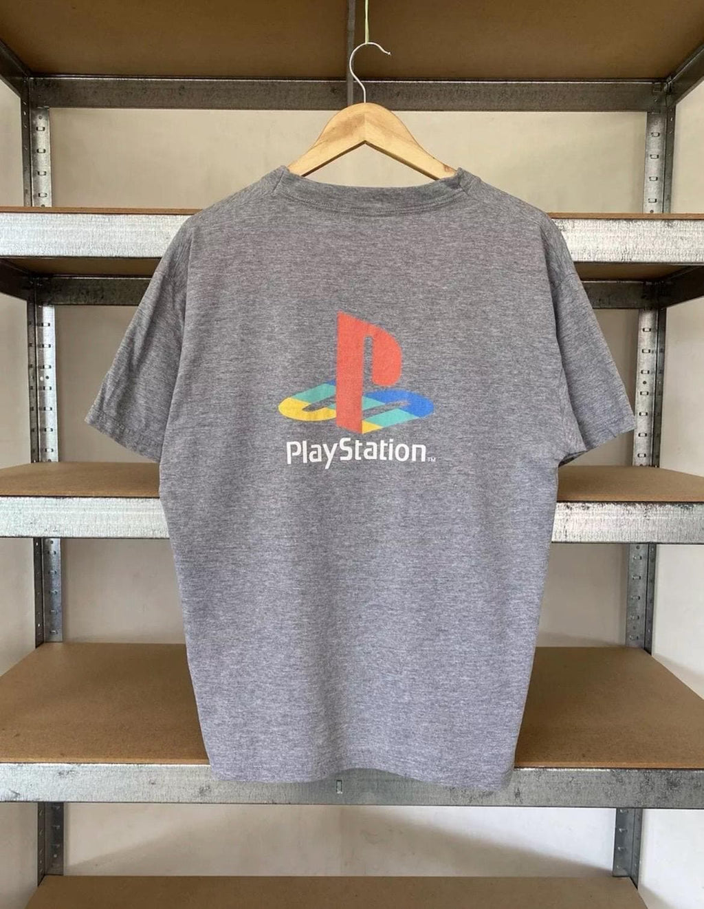 Vintage 2000s PlayStation 2 Promo Logo Games Y2K Gamepad T-shirt