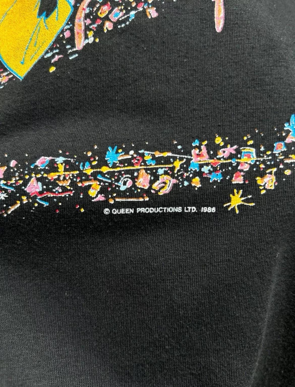 Vintage 1986 Queen A Kind Of Magic The Magic Tour T-shirt
