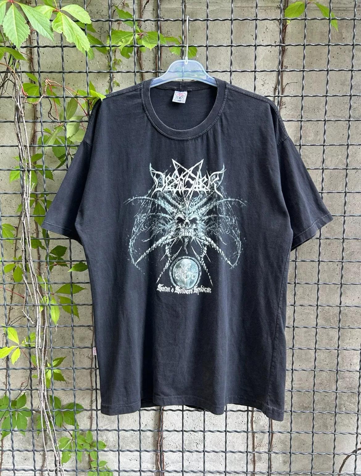 Vintage 2000s Desaster Satan's Soldiers Syndicate Band T-shirt