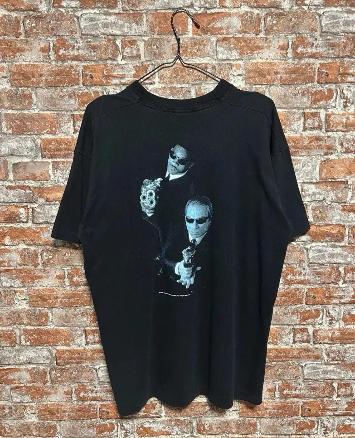 Vintage 1997 Men In Black Will Smith Movie T-shirt