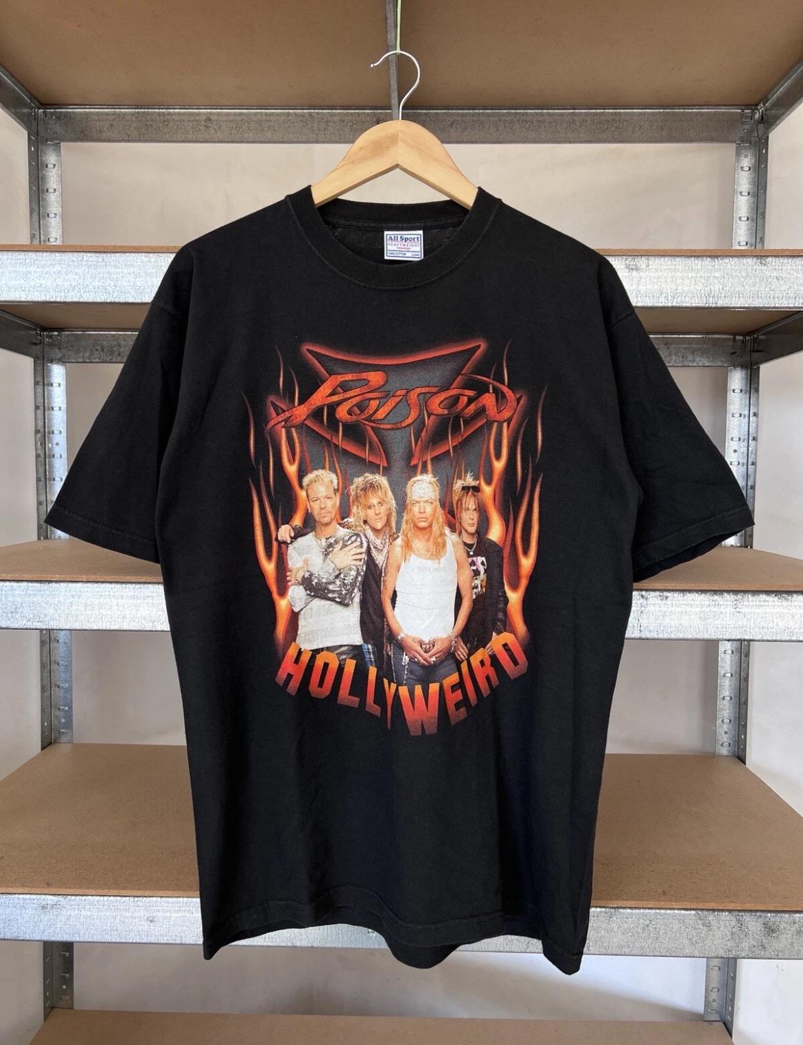 Vintage 2002 Poison Tour Rock Band T-shirt Size L