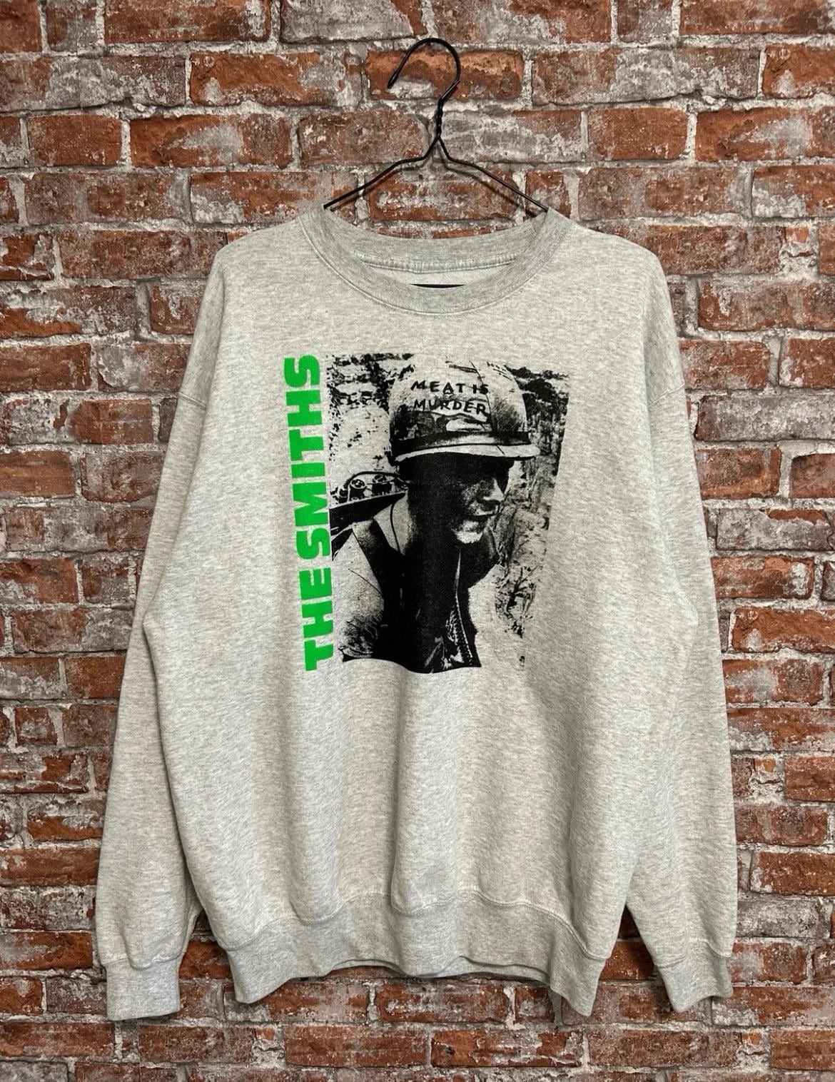 Vintage 2000s The Smiths Rock Band Morrissey Gray Sweatshirt