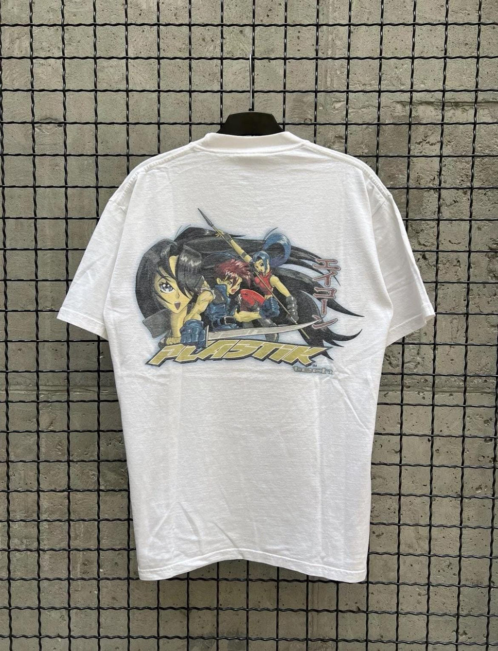 Vintage 90s Plastik Rare Anime Tshirt