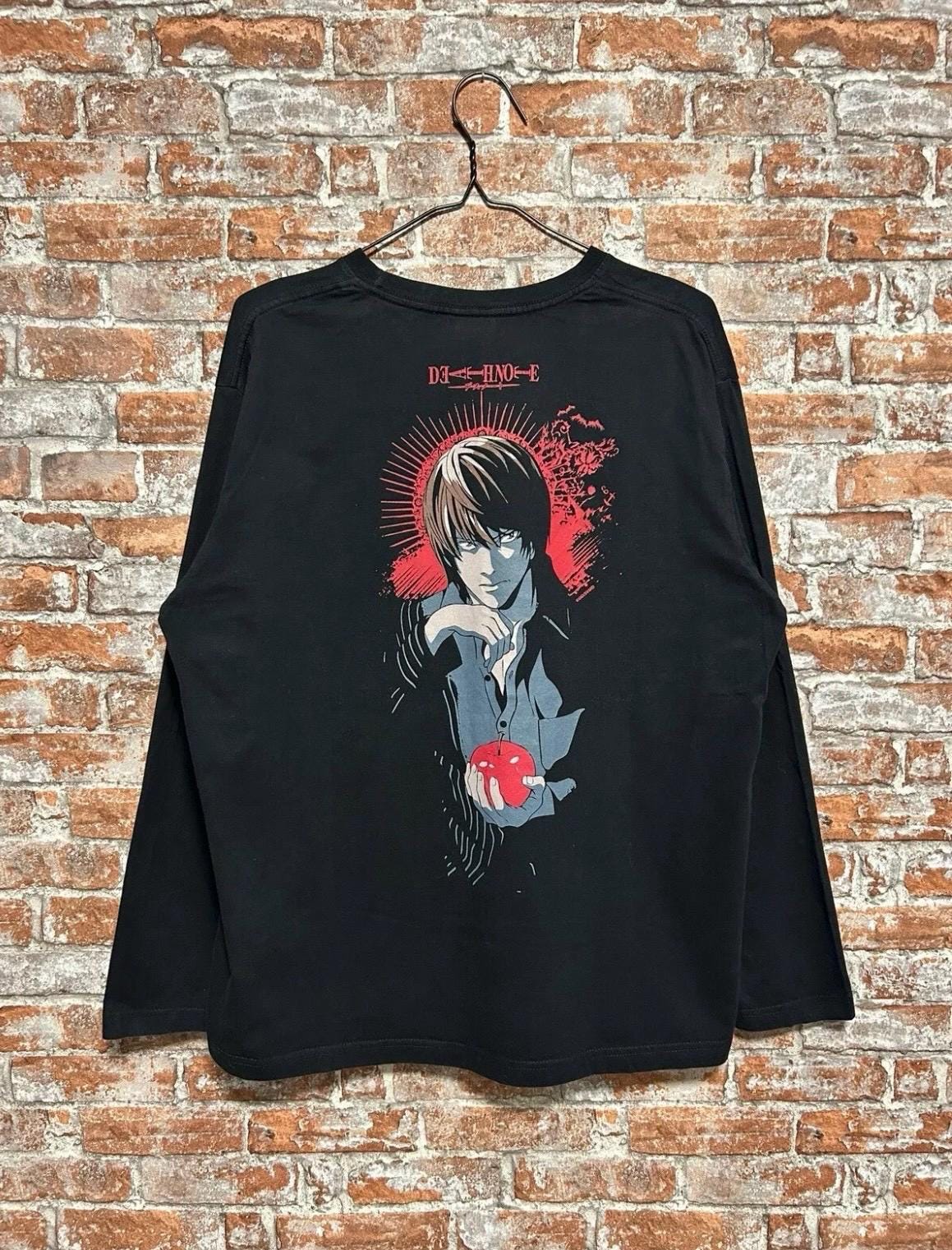 Vintage 2000s Death Note Anime Movie Long Sleeve Shirt Size XL