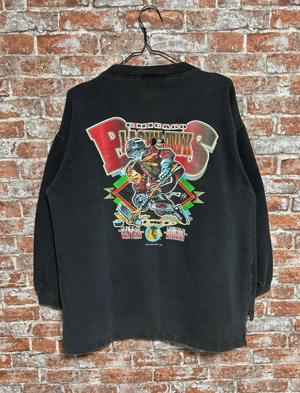 Vintage 1994 Chicago Blackhawks NHL Hockey Sweatshirt Size M