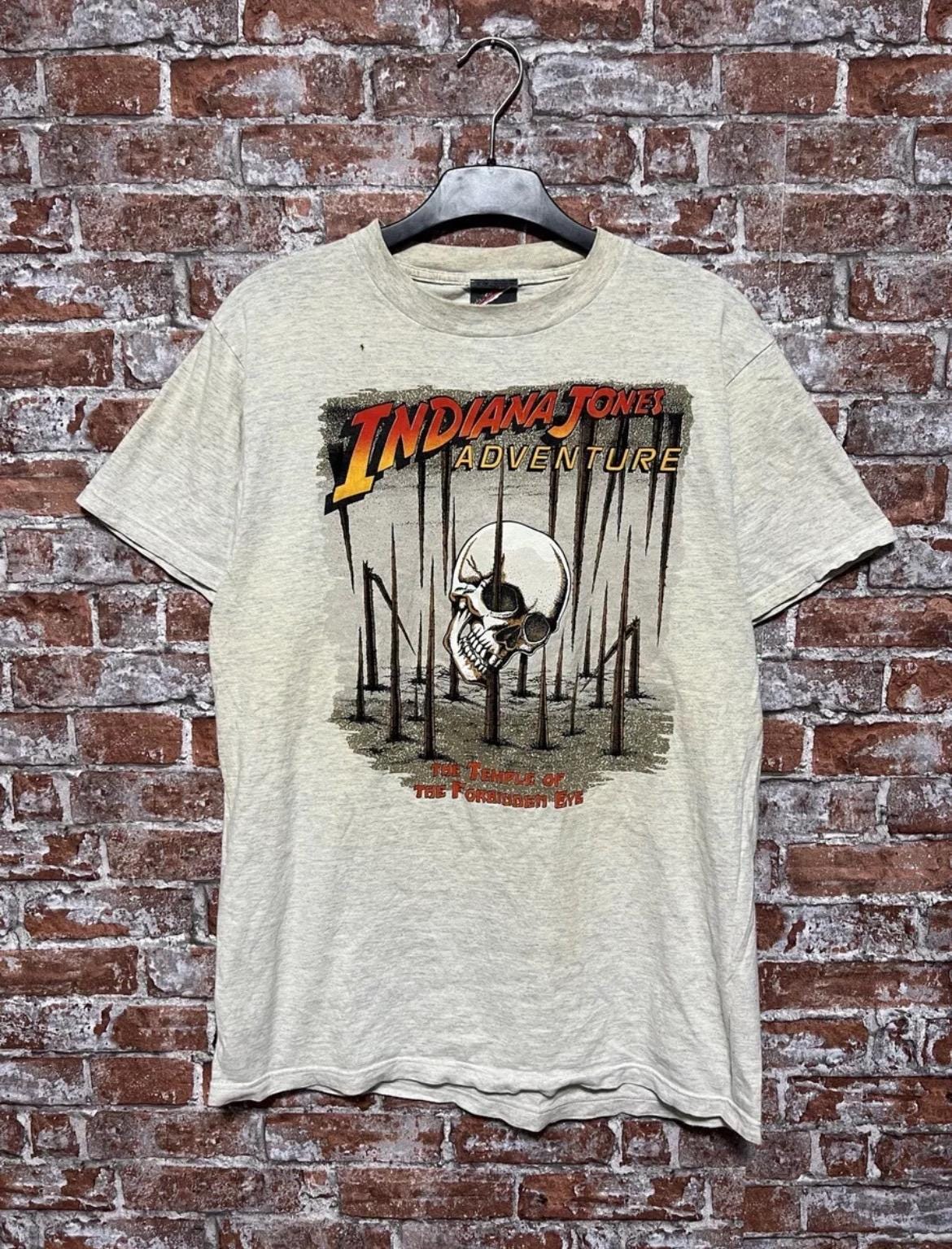 Vintage 90s Indiana Jones Adventures Movie Disneyland Tshirt