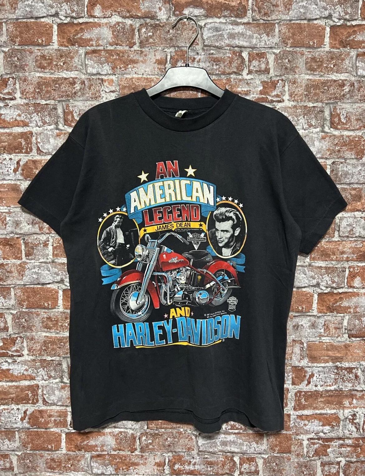Vintage 1987 Harley Davidson James Dean Vintage American Legend Biker T-shirt