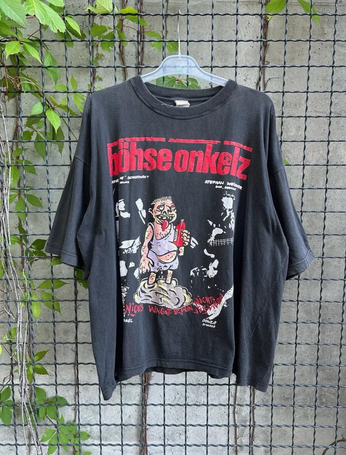 Vintage 90s Böhse Onkelz Rock Band Graphic T-shirt