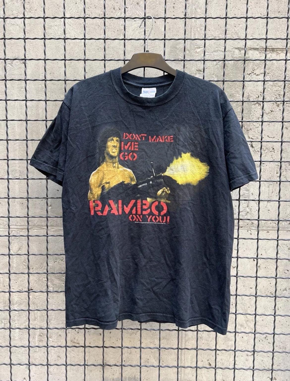 Vintage 2000s Rambo First Blood Movie Sylvester Stallone T-shirt Size M