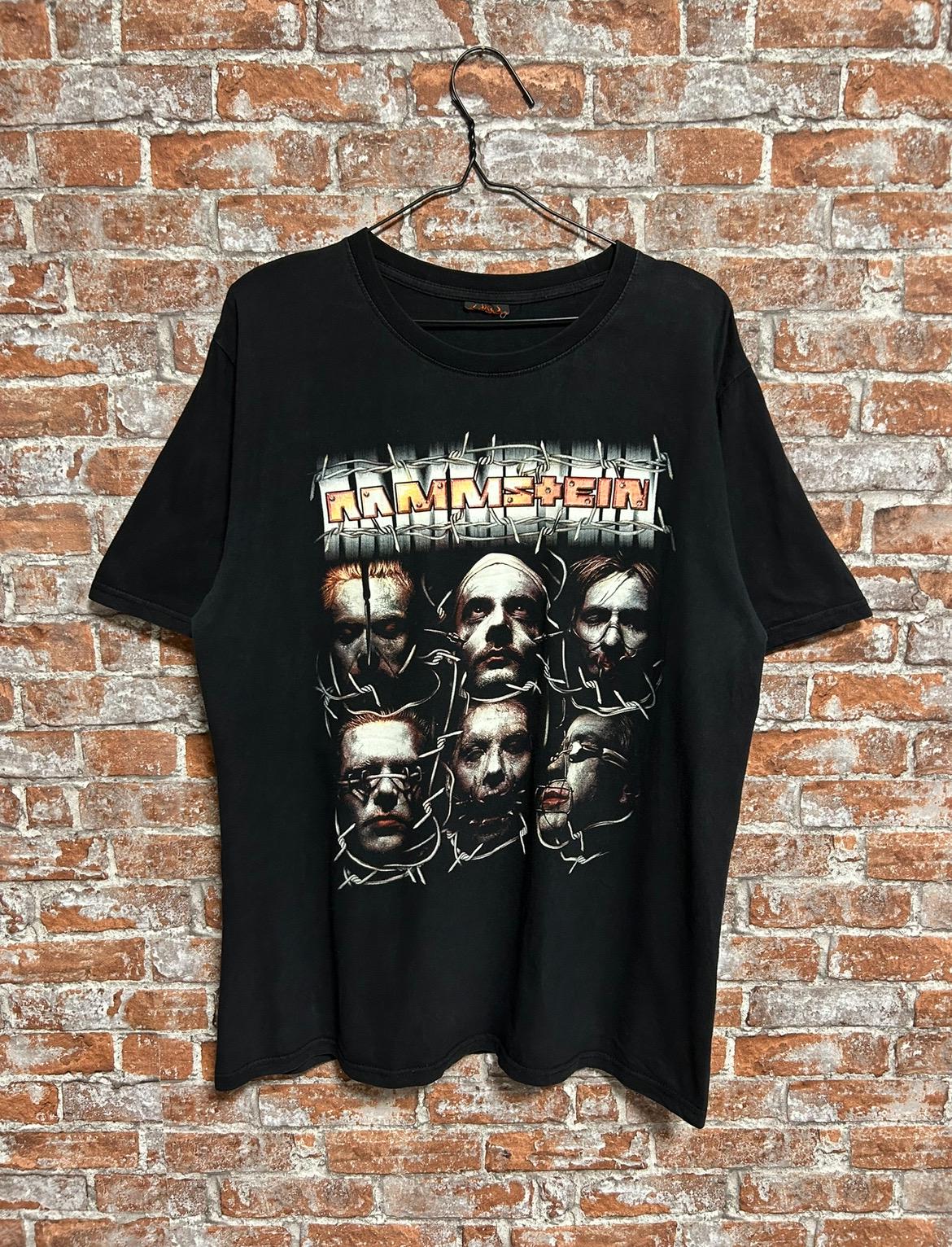 Vintage 90s Rammstein Rock Band T-shirt Size XL