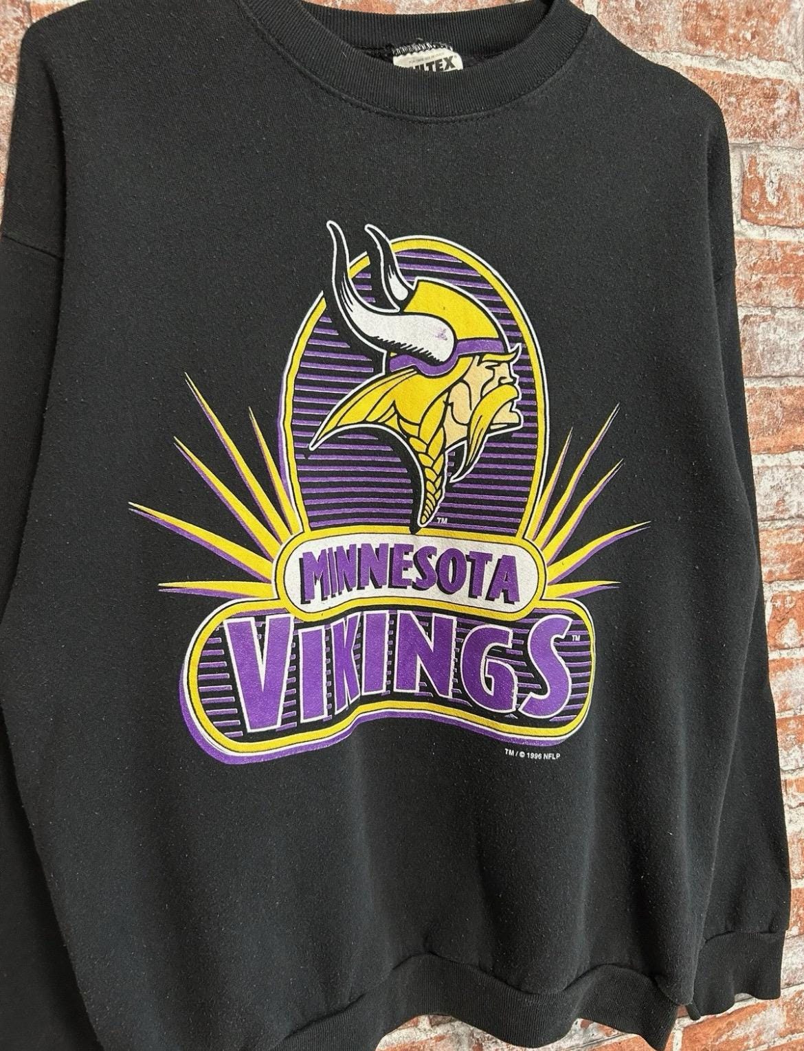 Vintage 1996 Minnesota Vikings NFL Football Sweatshirt Size L