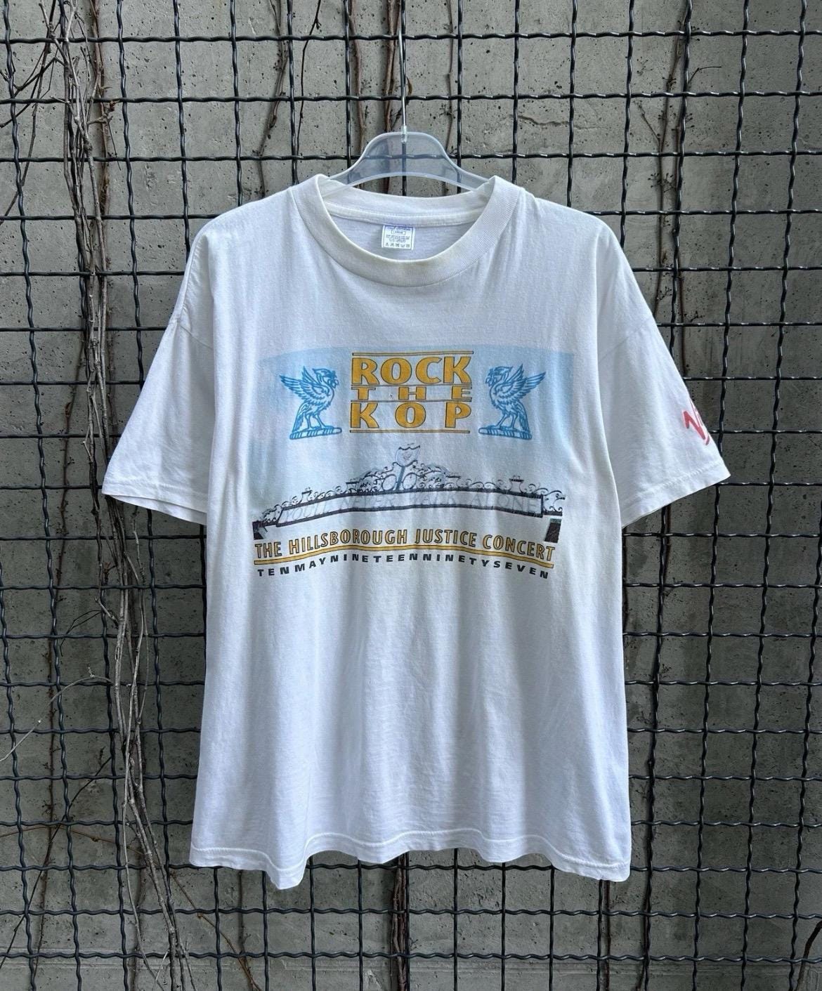 Vintage 1997 Rock The Kop Manic Street Preachers Concert T-shirt Size L
