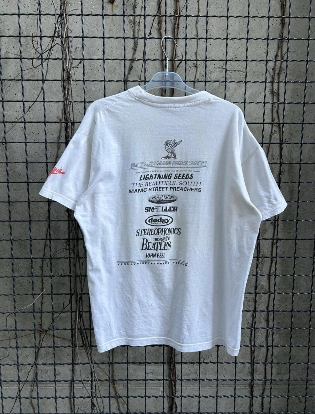 Vintage 1997 Rock The Kop Manic Street Preachers Concert T-shirt Size L