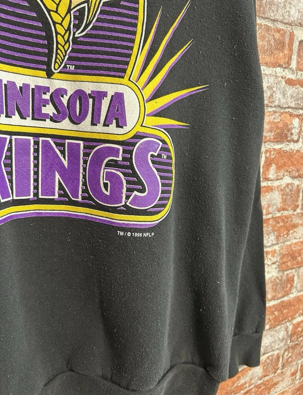 Vintage 1996 Minnesota Vikings NFL Football Sweatshirt Size L