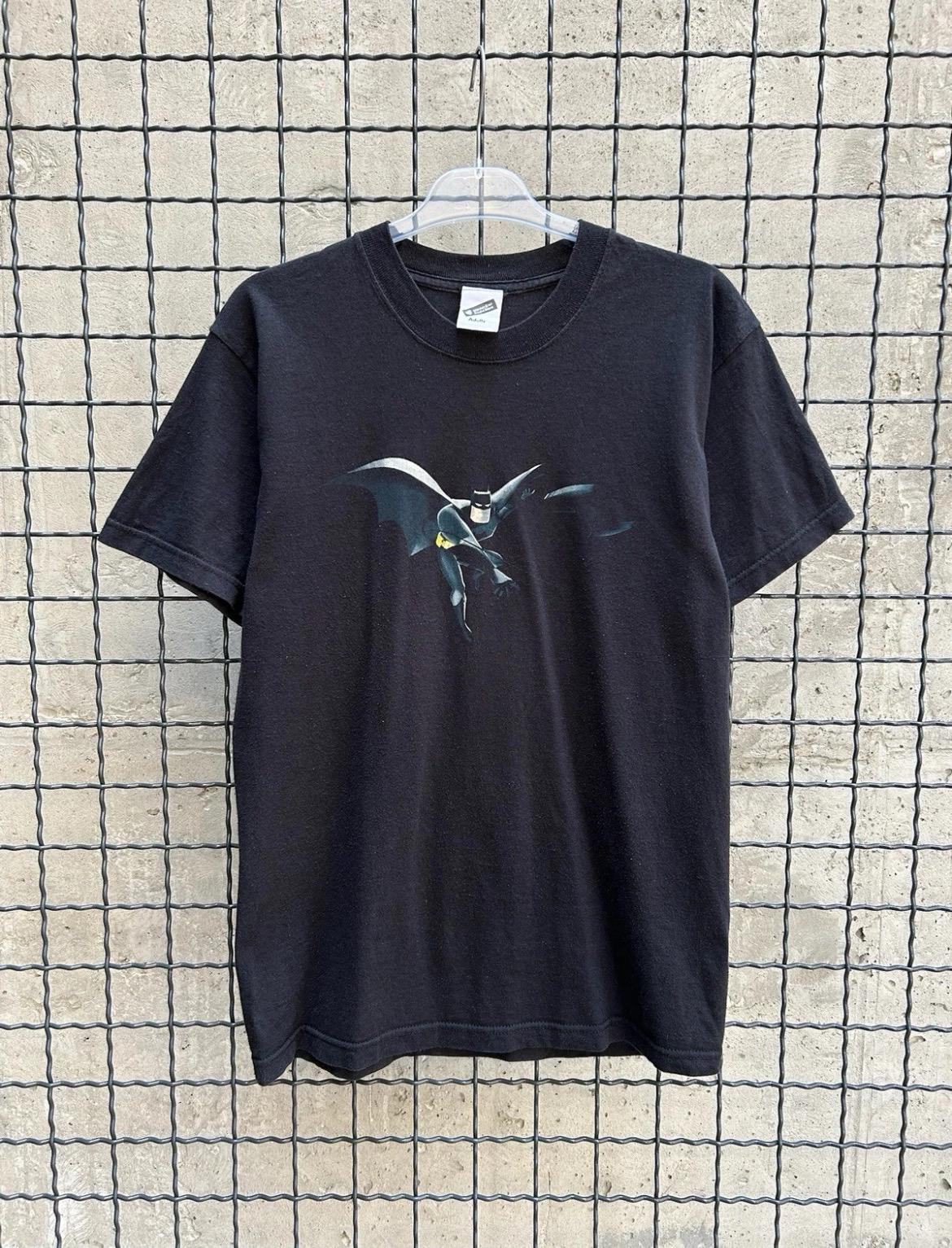 Vintage 2000s Batman Cartoon Warner Bros Movie T-shirt Size S