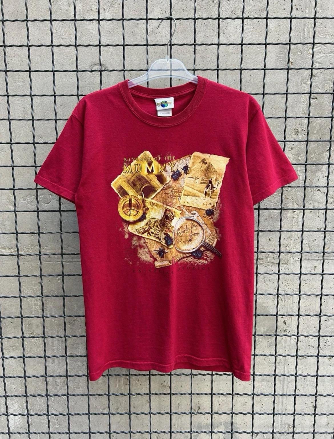 Vintage 90s Revenge of the Mummy Universal Movie T-shirt Size S