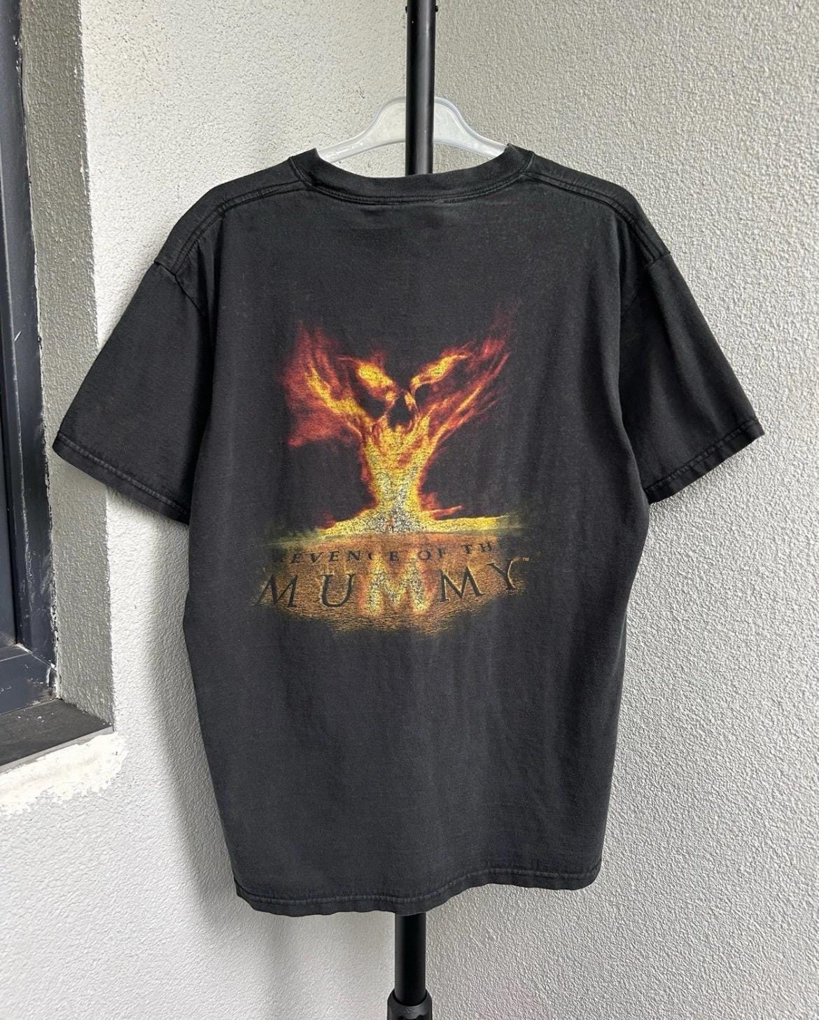 Vintage 90s Revenge of the Mummy Movie Universal T-shirt Size L