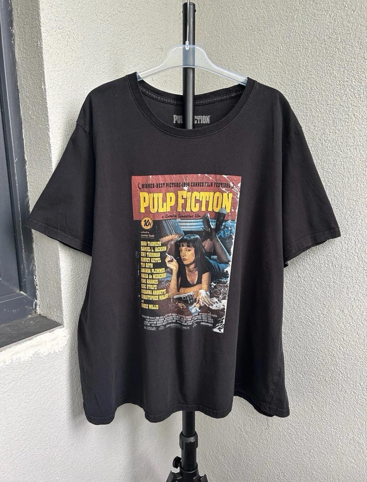Vintage 2000s Pulp Fiction Quentin Tarantino Movie T-shirt Size 2XL