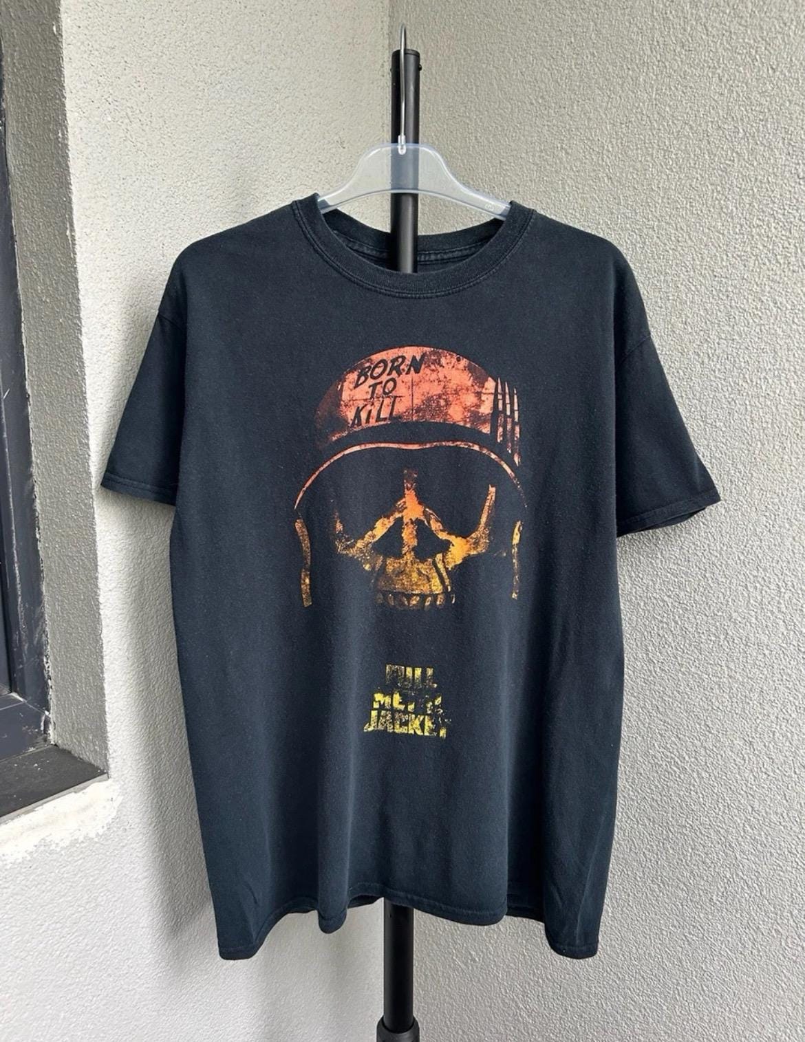 Vintage 2000s Full Metal Jacket Stanley Kubrick Movie T-shirt Size M