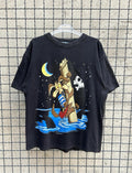 Vintage 1998 Looney Tunes Willie e Coyote Cartoon T-shirt Size L