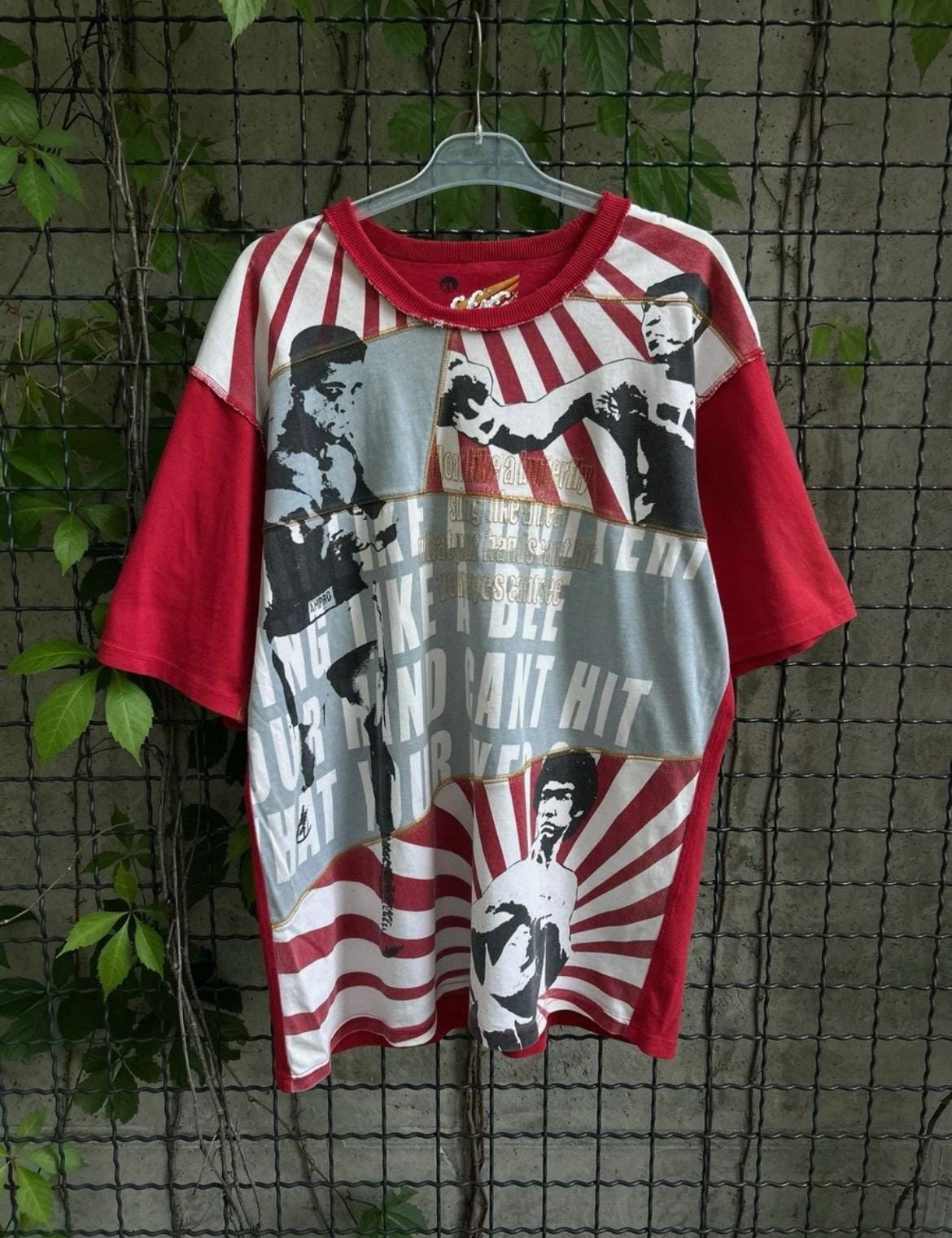 Vintage 2000s Ringspun Allstars Muhammad Ali Bruce Lee Boxing T-shirt