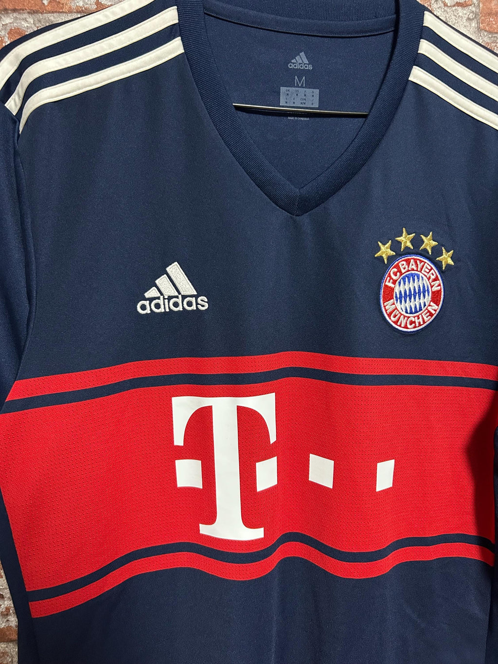 Vintage Bayern Munich 2017 2018 Away Football Adidas Jersey #32 Kimmich Soccer Size M