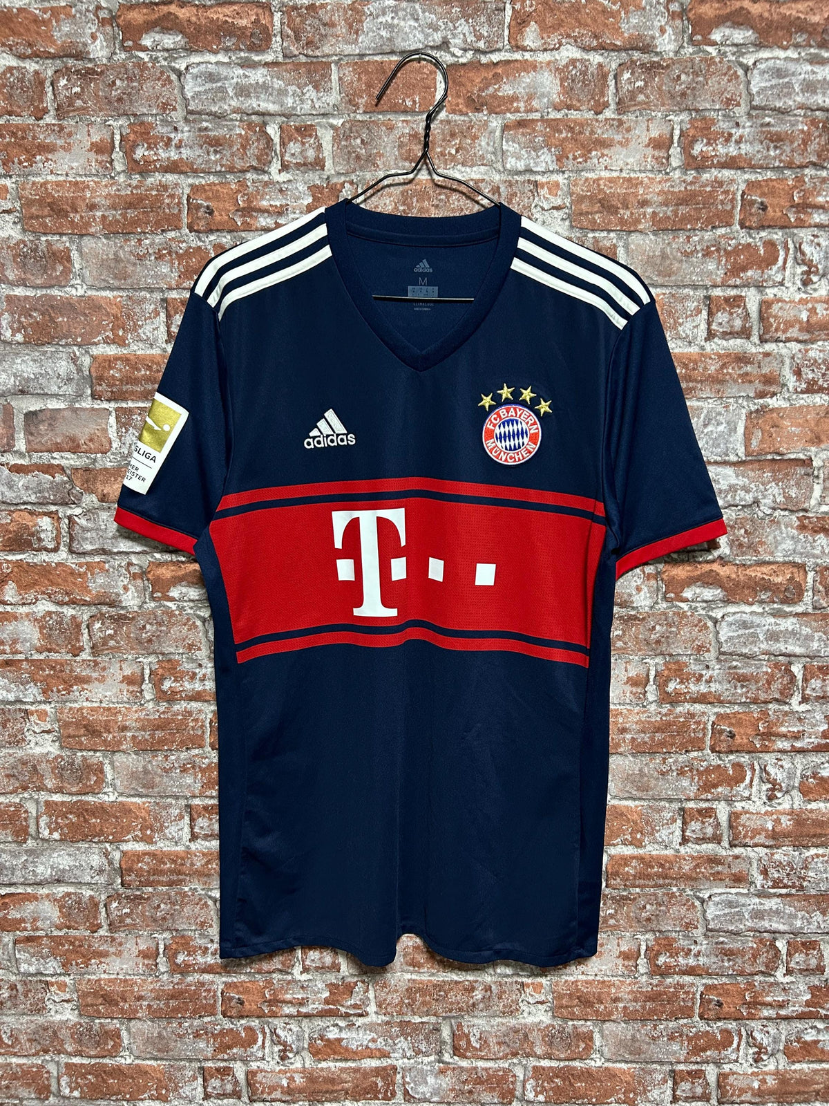Vintage Bayern Munich 2017 2018 Away Football Adidas Jersey #32 Kimmich Soccer Size M
