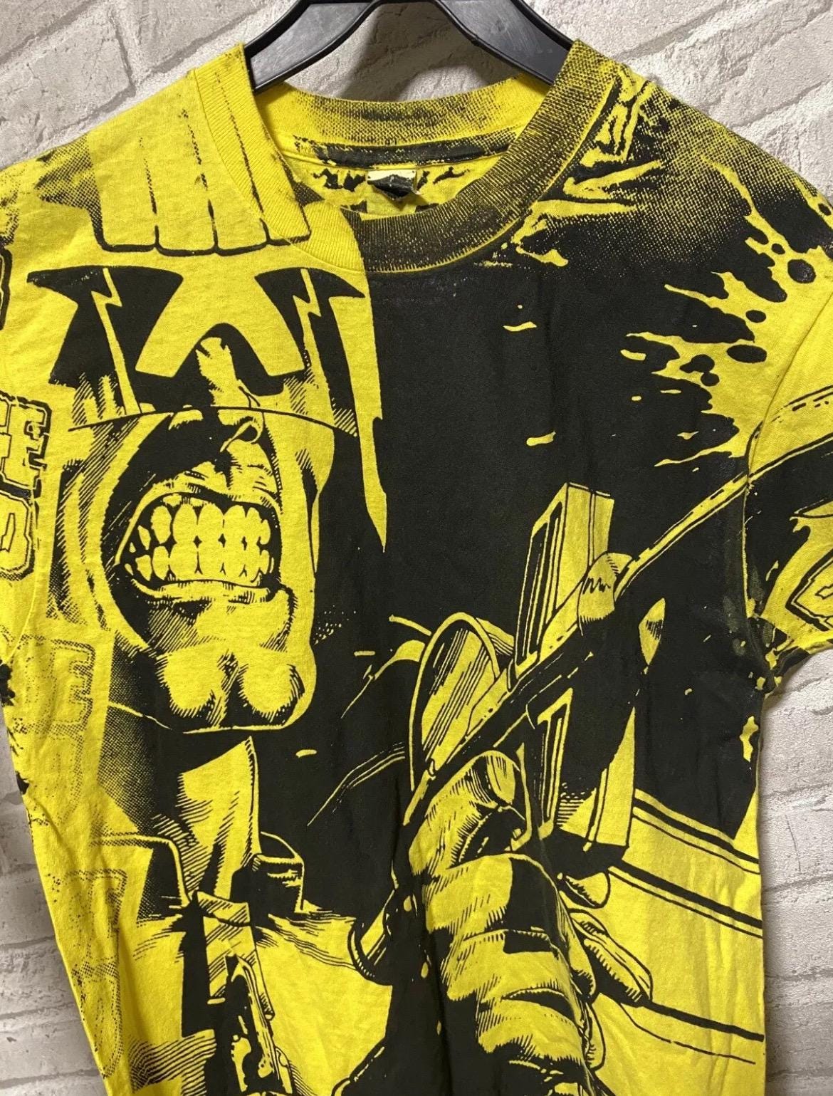 Judge Dredd 1992 Very Rare Vintage All Over Print Movie Comics Tshirt