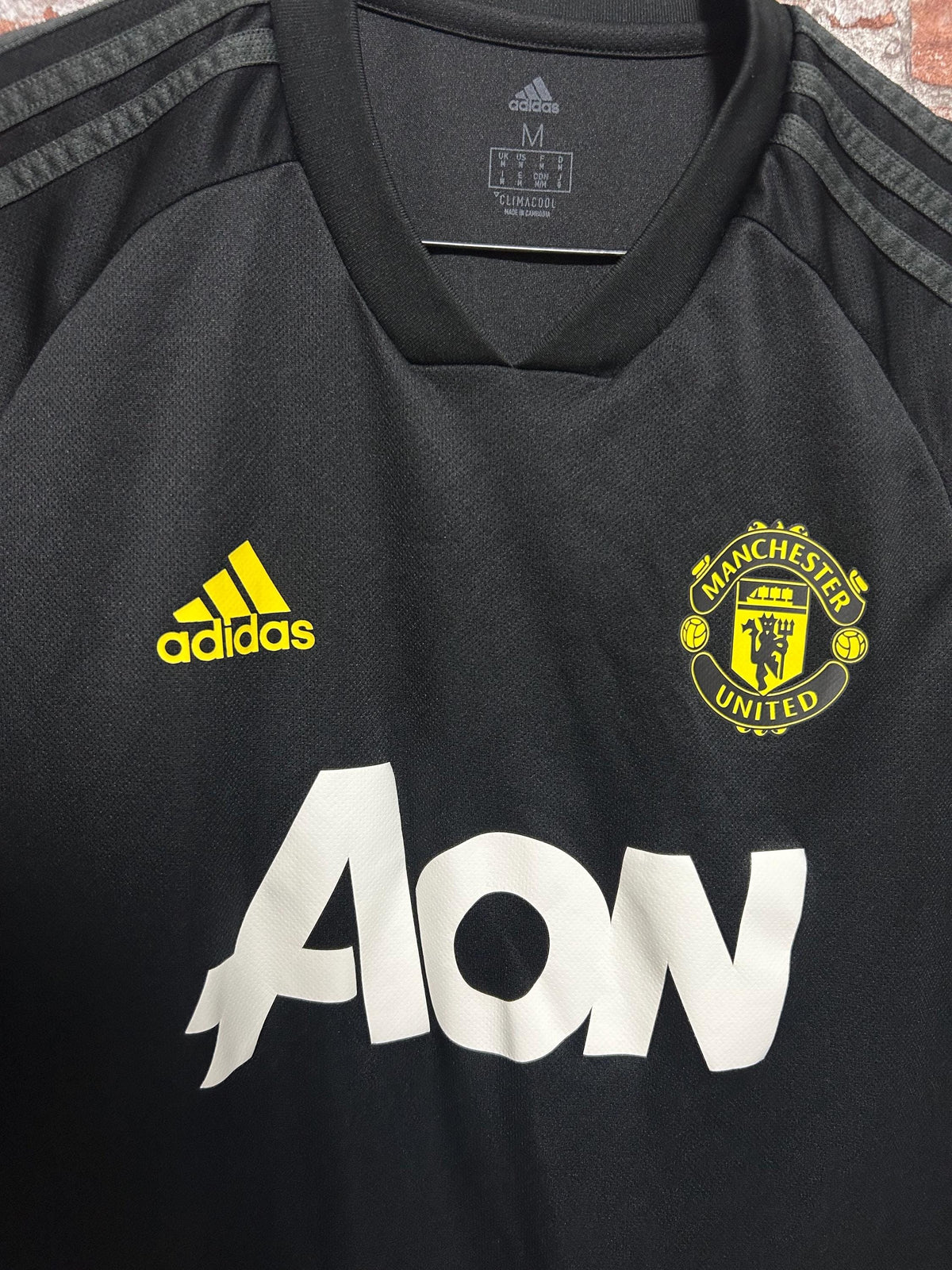 Vintage Manchester United 2019 2020 Adidas Training Football Soccer Jersey Size M