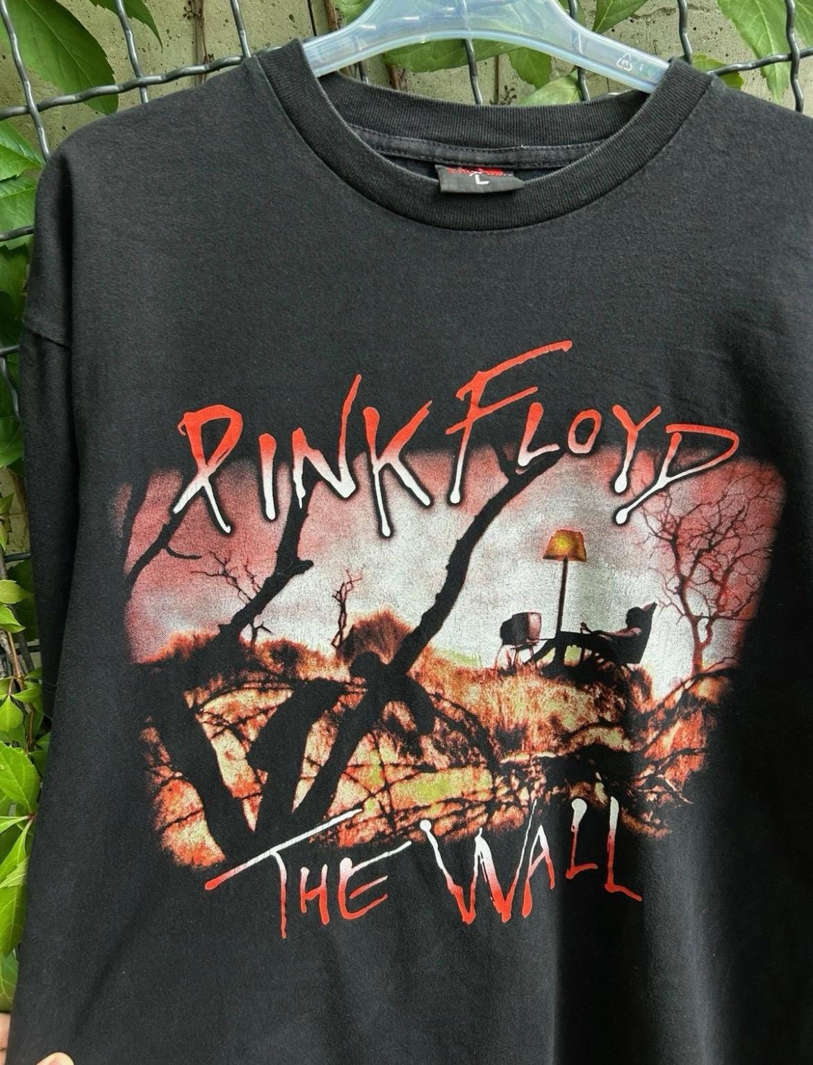 Vintage 90s Pink Floyd The Wall Rock Band T-shirt Size L