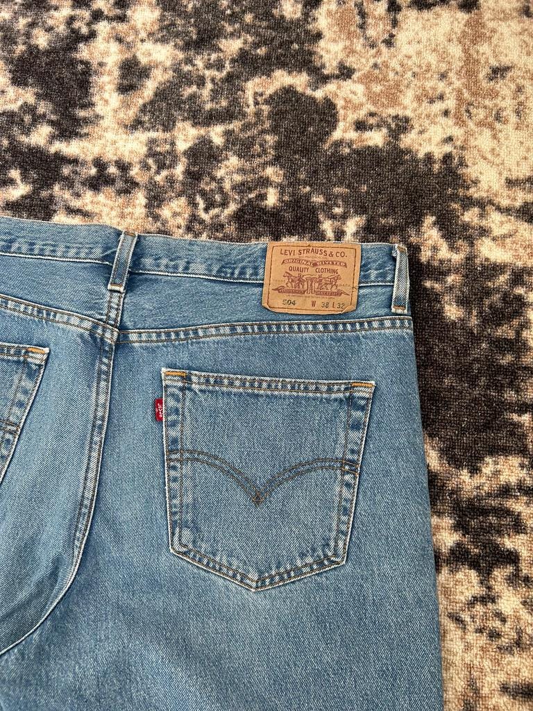 Vintage 90s Levis 504 Denim Jeans Size W38 L30