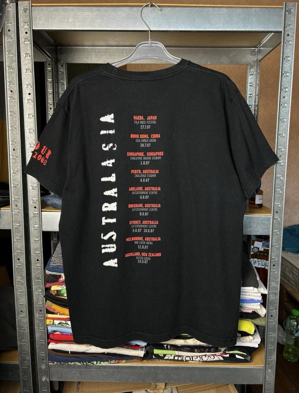 Vintage 2007-2008 The Cure 4Tour World Concert T-Shirt