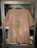 Vintage 90s Jungle Graffiti Rasta Art Screen Stars Single Stitch T-shirt Size XL