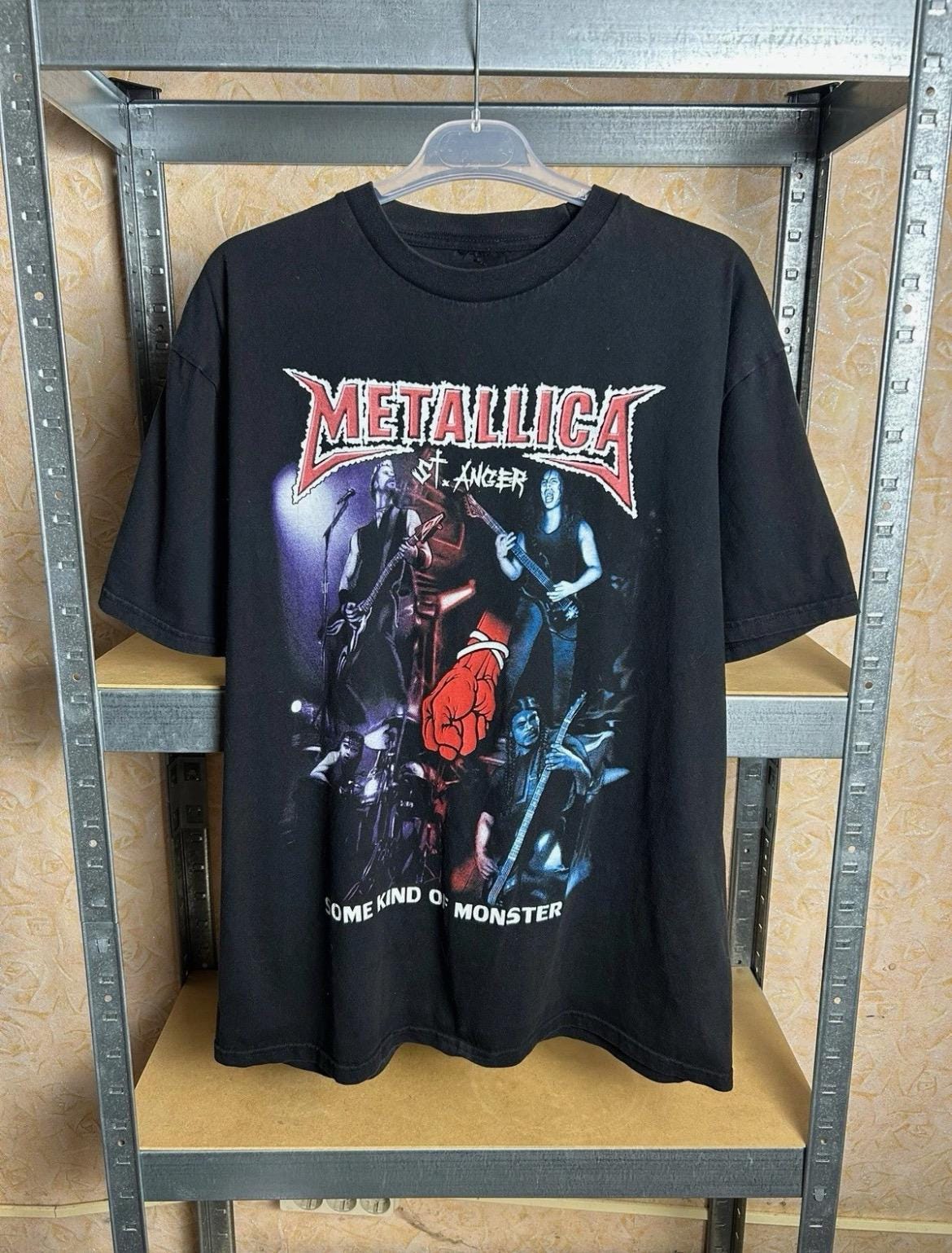 Vintage 2000s Metallica St. Anger Rock Band T-shirt Size XL