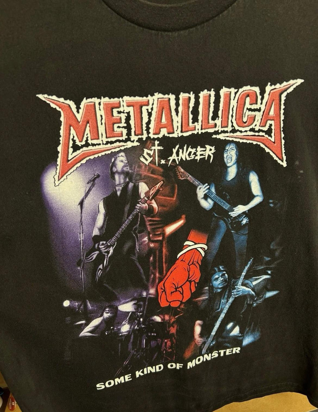 Vintage 2000s Metallica St. Anger Rock Band T-shirt Size XL