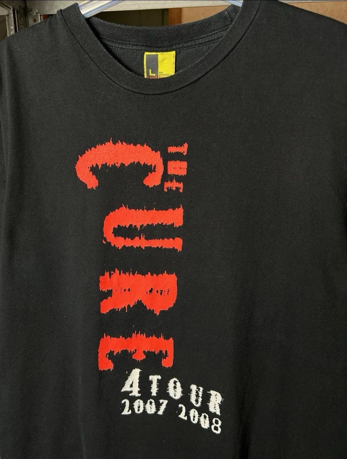 Vintage 2007-2008 The Cure 4Tour World Concert T-Shirt
