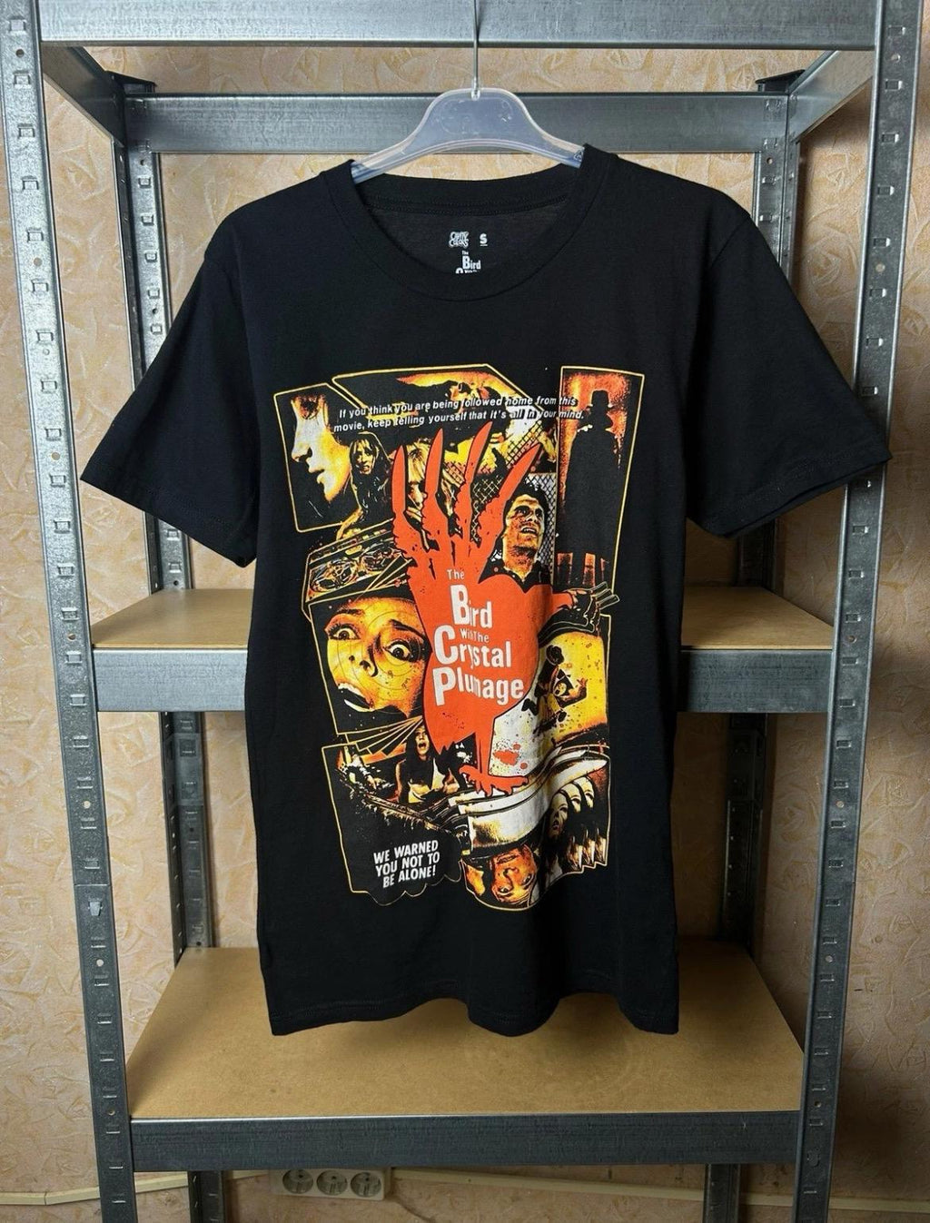 Vintage 2000s The Bird with the Crystal Plumage Movie T-shirt Size S
