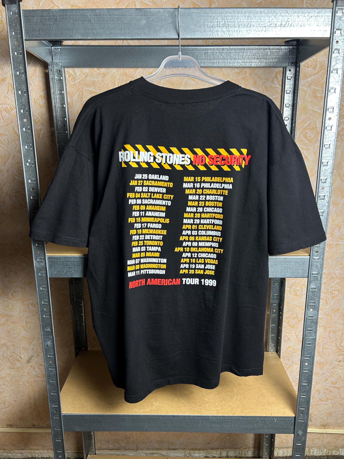 Vintage 1999 Rolling Stones Rock Band Tour T-shirt Size XL