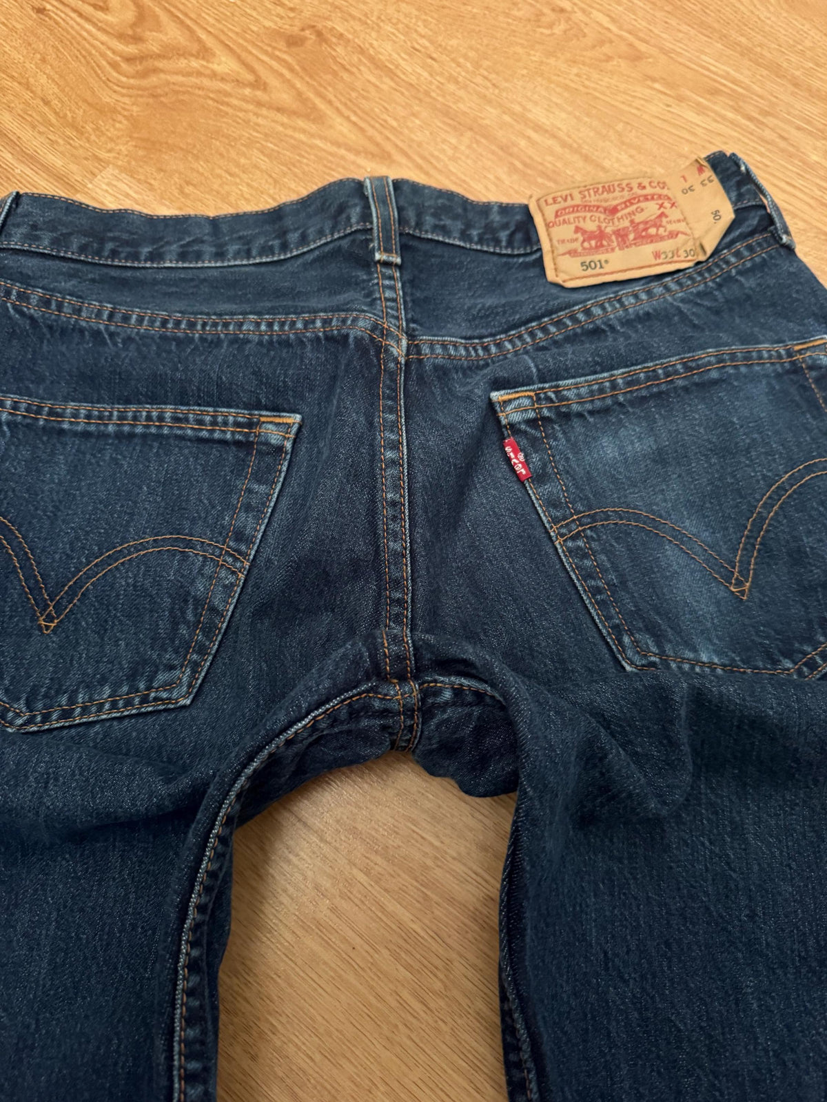 Vintage 2000s Levis 501 Denim Jeans Size 33x30