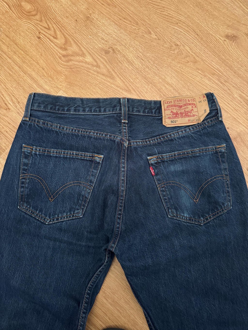 Vintage 2000s Levis 501 Denim Jeans Size 33x30