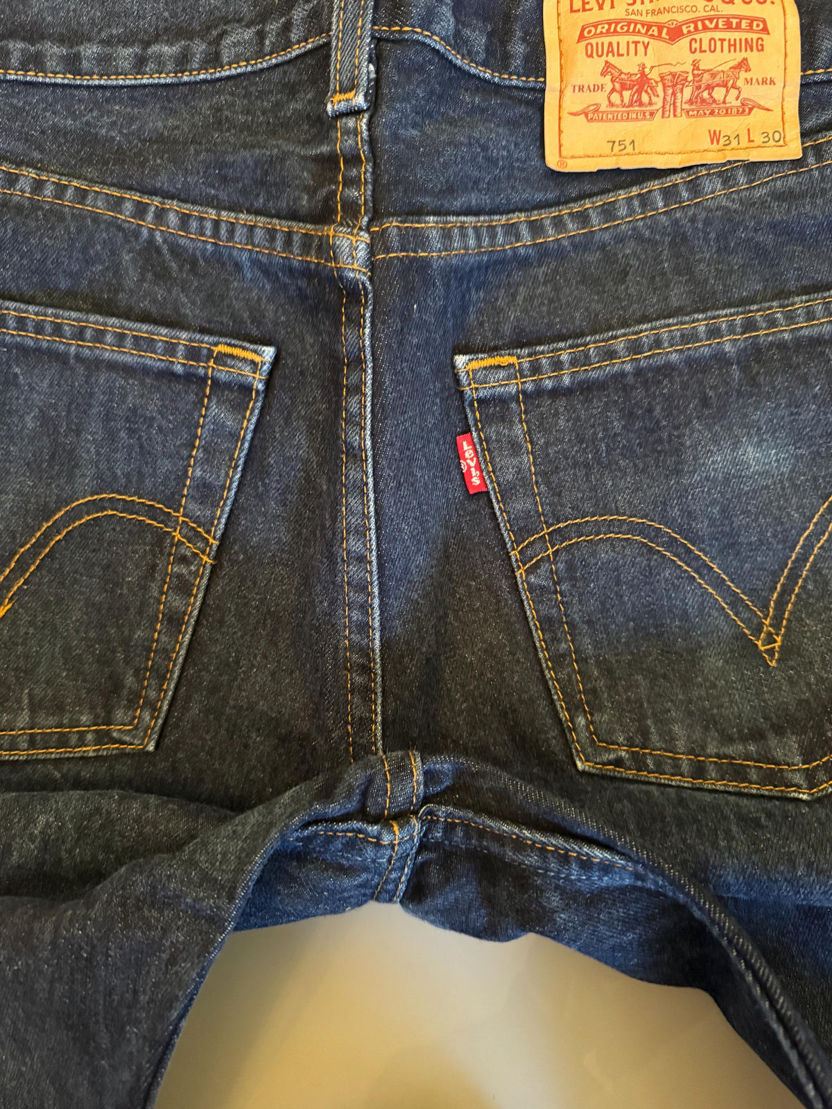 Vintage 2000s Levis 751 Denim Jeans 31x30