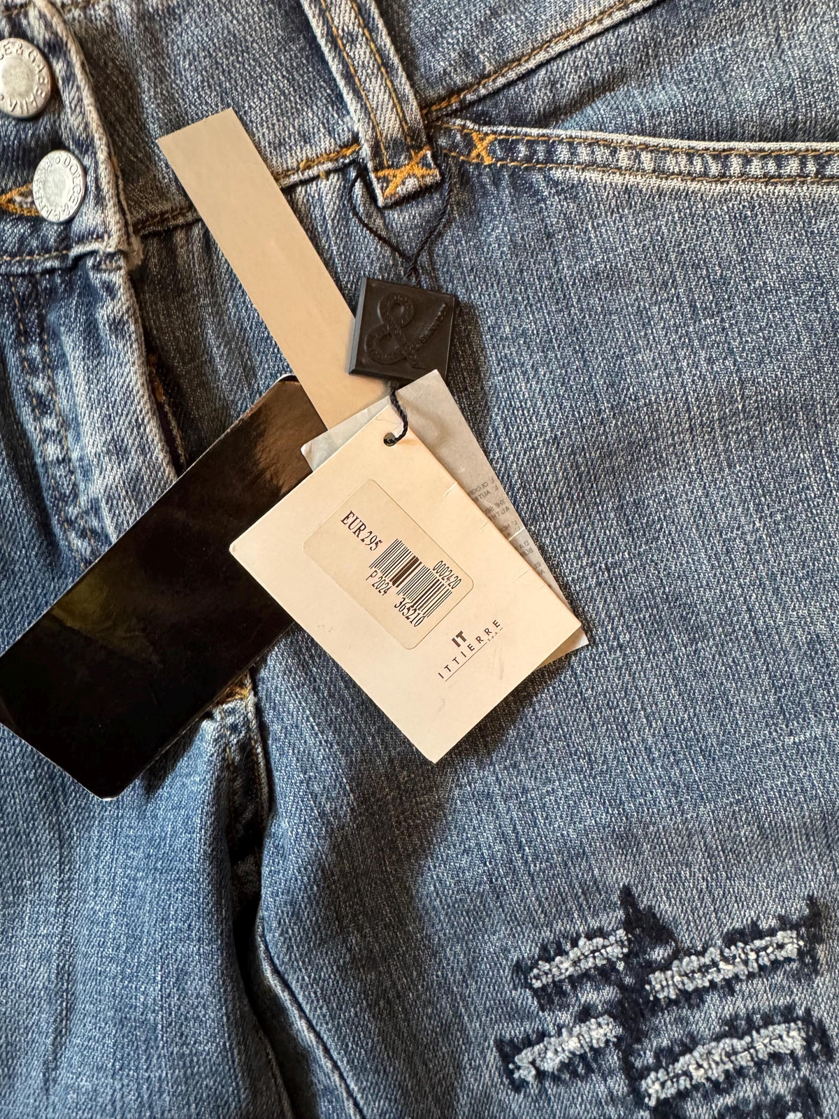 Dolce & Gabbana Distressed Denim Jeans Size 27 NWT