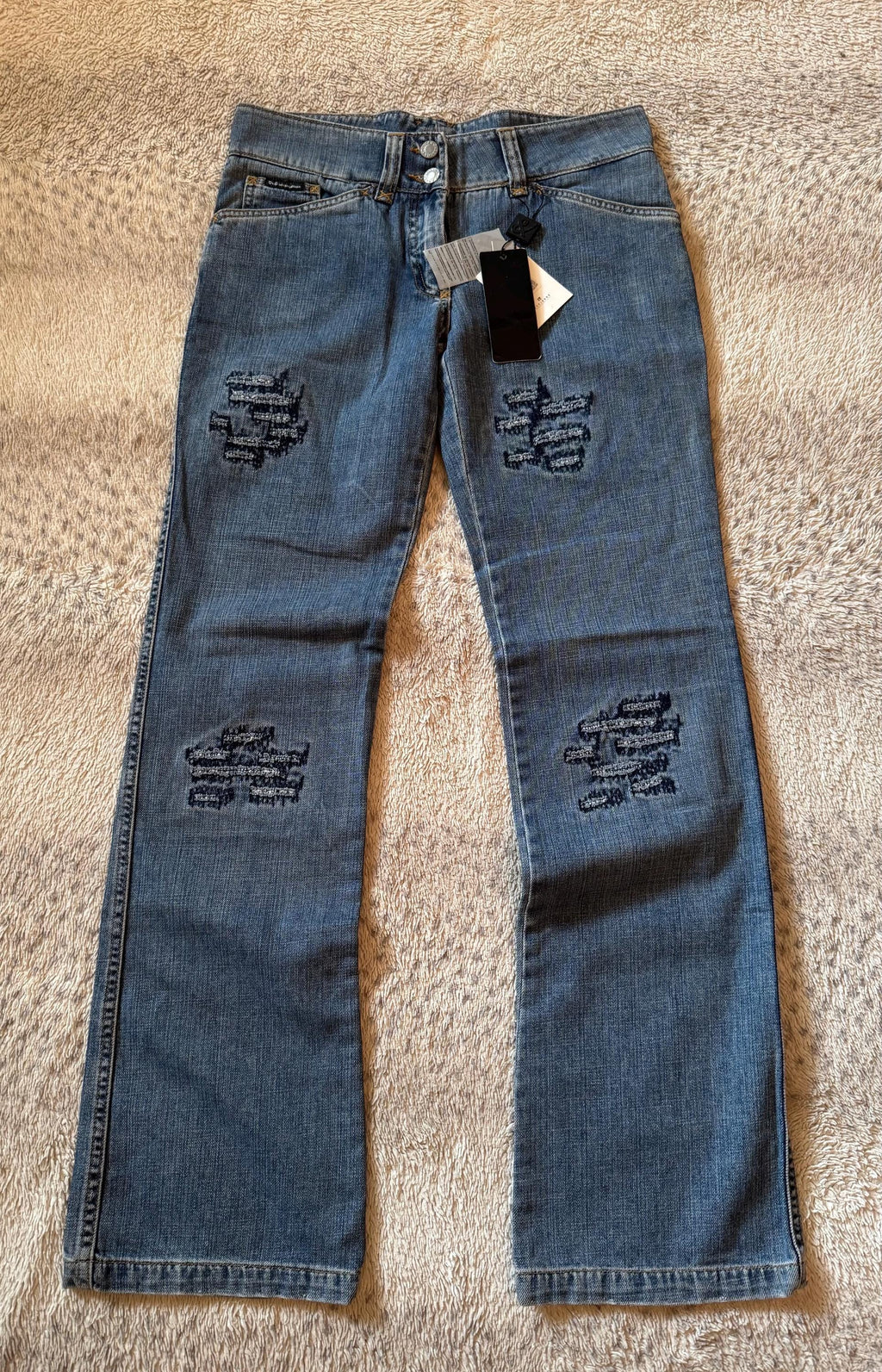 Dolce & Gabbana Distressed Denim Jeans Size 27 NWT